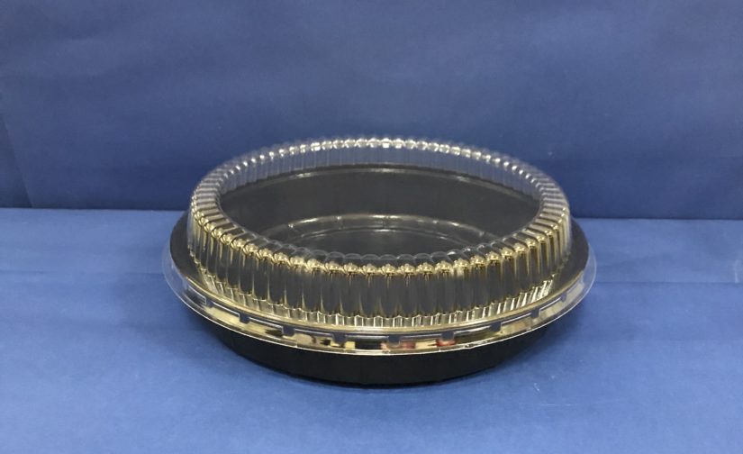 90 Assiettes Noires pour Salades avec Couvercles Transparents - Image 3
