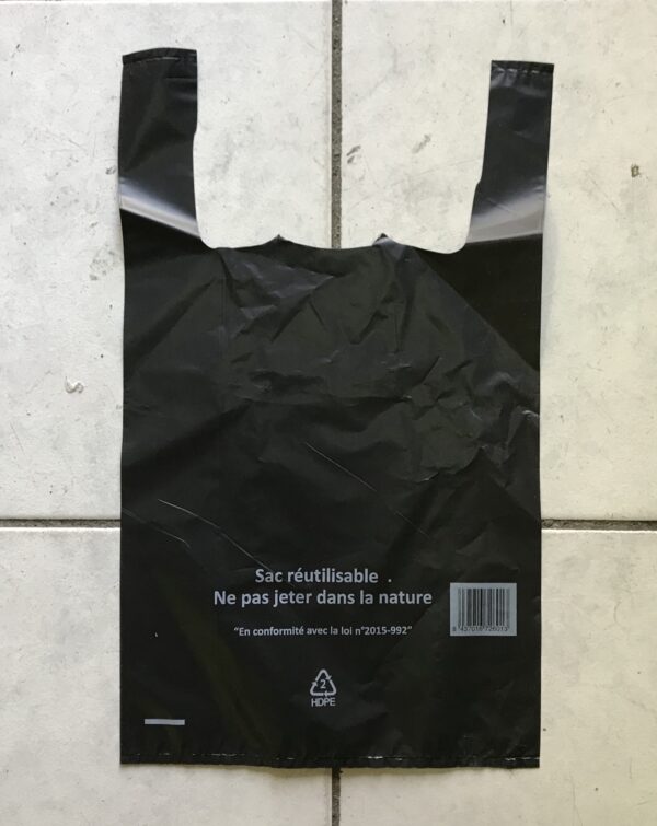Sacs Plastiques Réutilisables 26+12×45 cms 500 Sacs