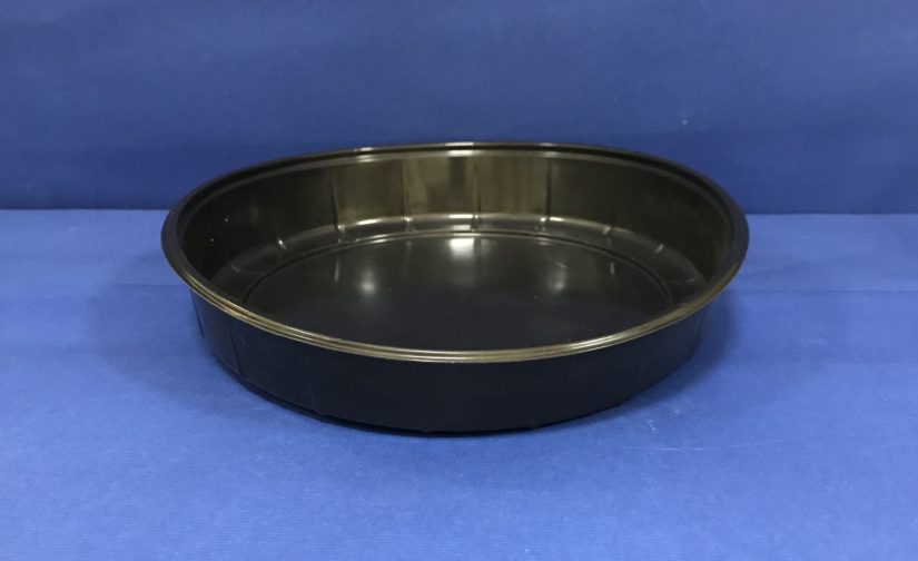 90 Assiettes Noires pour Salades avec Couvercles Transparents - Image 2
