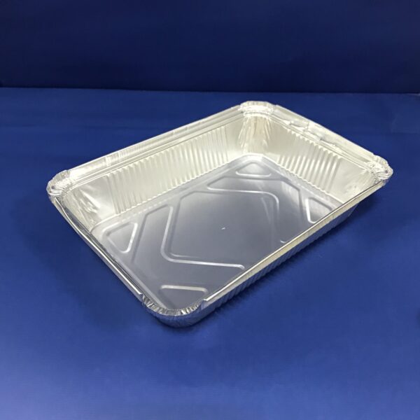Barquettes Aluminium 860 mls avec Couvercles 100 Barquettes
