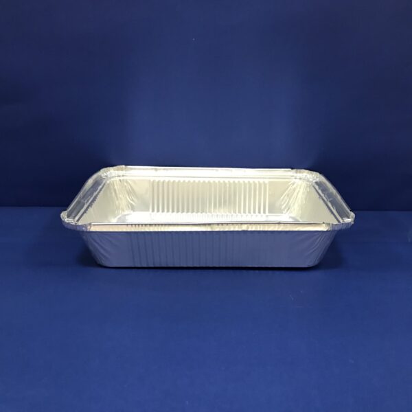 Barquettes Aluminium 860 mls avec Couvercles 100 Barquettes