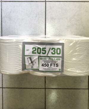 Bobines Essuie-mains 450 Formats Lisses 6 Rouleaux