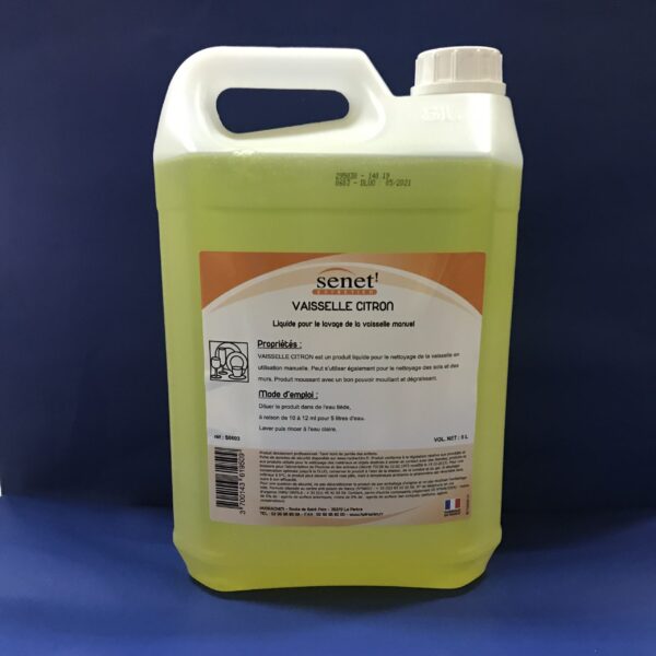 Liquide Vaisselle Citron  »Les Essentiels »  5 Lits