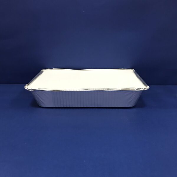 Barquettes Aluminium 860 mls avec Couvercles 100 Barquettes