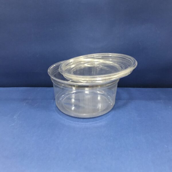Pots Ronds Transparents 12 OZ 50 Pots Avec Couvercles