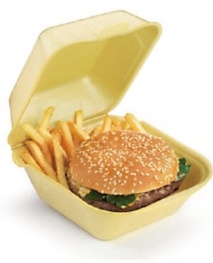 Coquilles Hamburgers HP 6 Gold Polystyrène 125 Coquilles