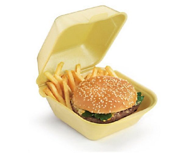 Coquilles Hamburgers HP 6 Gold Polystyrène 125 Coquilles