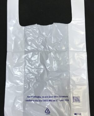 Sacs Plastiques Réutilisables 26+12×45 cms 500 Sacs