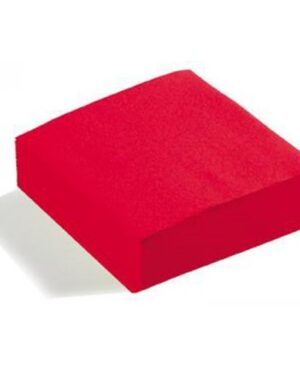 Serviettes Rouge 2 Plis 40x40cms 100 Serviettes