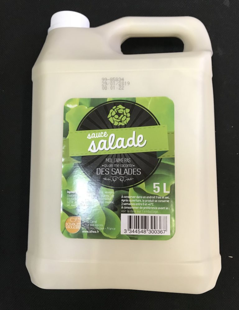 Sauce Salade Saveurs & Sauces 5 Lits
