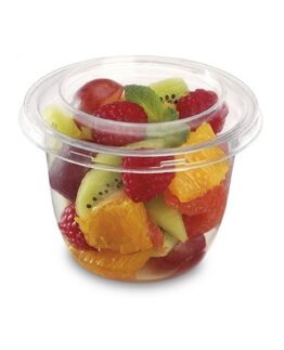 Pots Plastiques TPX 9 Oz Avec Couvercles 50 Pots