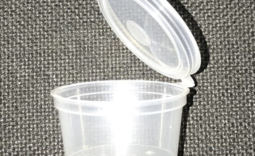 Pots à Sauce Plastiques 3mls Couvercles Attaché 50 Pots