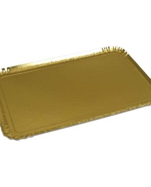 Plateaux Traiteur Cartons Or 28×42 cms 25 Plateaux