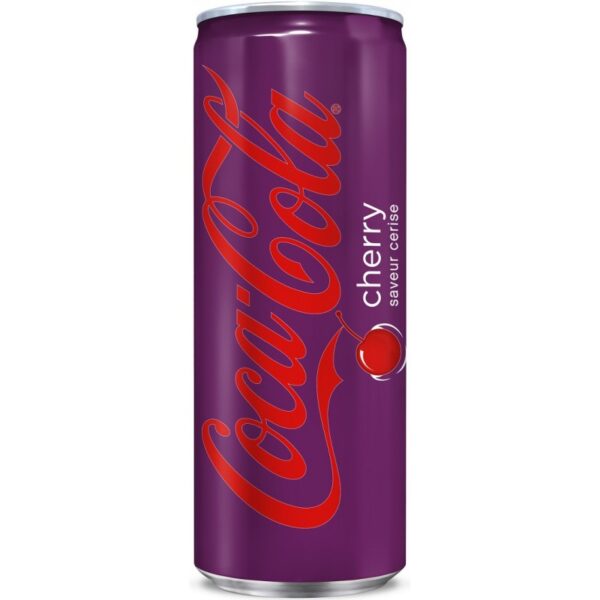 Coca Cherry Français 24 Cannettes
