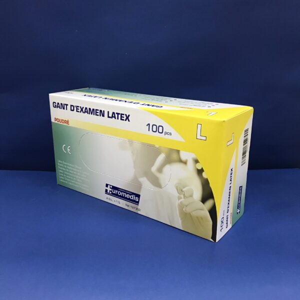 Gants Latex Euromedis Taille 8-9/Large 100 Gants