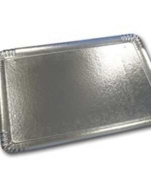 Plateaux Traiteur Cartons Argent  28×42 Cms 25 Plateaux