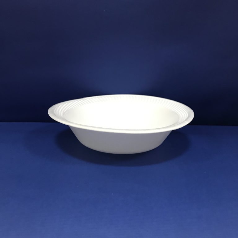 Assiettes Polystyrène Blanches 18 cms Creuse 100 Assiettes