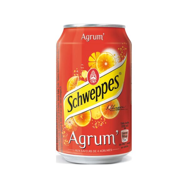 Schweppes Agrumes Français 24 Cannettes