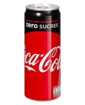Coca Zéro Français 24 Cannettes