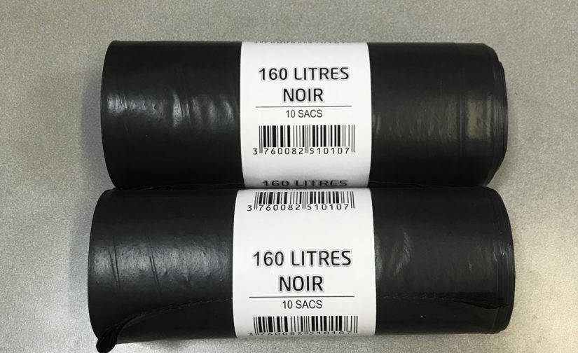 Sacs Poubelles 160 Lits 60 Microns 10 Sacs