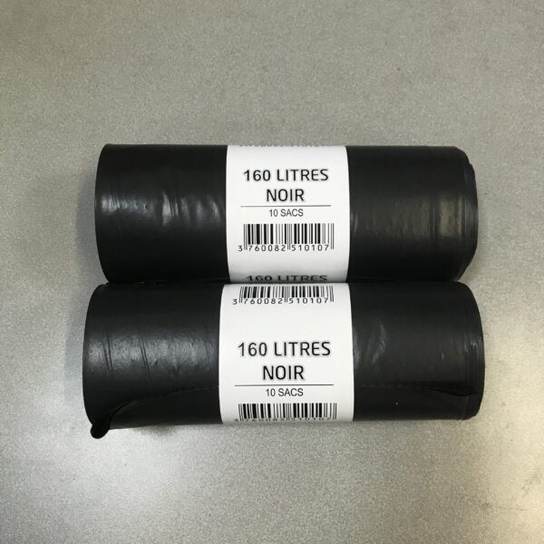 Sacs Poubelles 160 Lits 60 Microns 10 Sacs