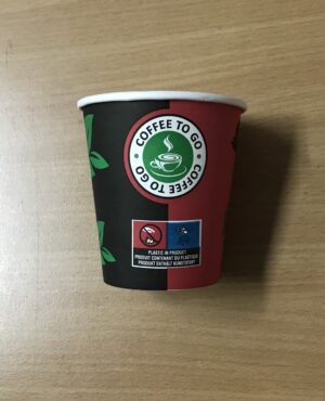 Gobelets Café/Thé Cartons Imprimé 7oz/18cls 50 Gobelets