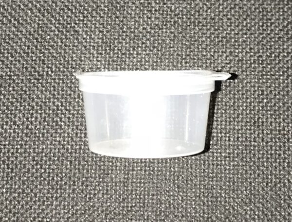 Pots à Sauce Plastiques 3mls Couvercles Attaché 50 Pots