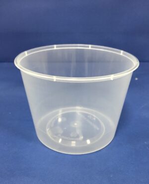 50 Pots PP 25 OZ/739 mls pour Plat Dessert Soupe Salade avec Couvercles