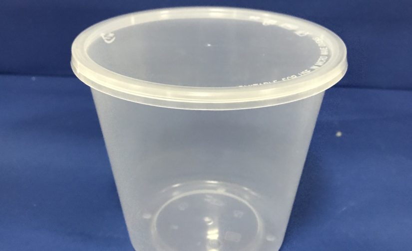 50 Pots PP 30 OZ/887 mls pour Plat Dessert Soupe Salade avec Couvercles - Image 2