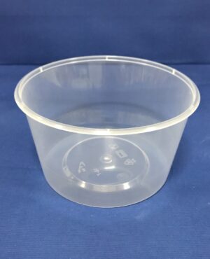 50 Pots PP 16 OZ/470 mls pour Plat Dessert Soupe Salade avec Couvercles