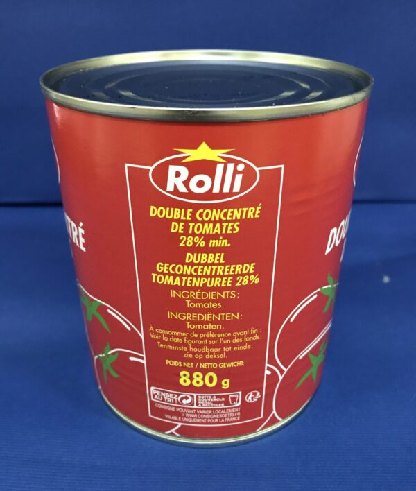 Double Concentrée de Tomates ROLLI 28% 880gms