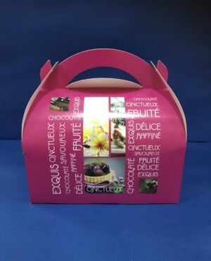Boîtes Caissettes Poignées Pour Gâteaux/Pâtisseries  Taille M 50 Boîtes