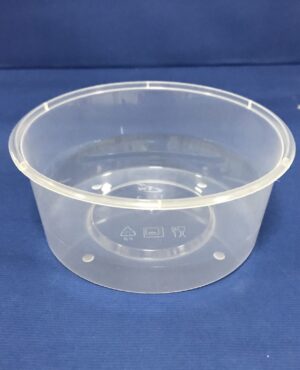 50 Pots PP 12 OZ/370 mls pour Plat Dessert Soupe Salade avec Couvercles