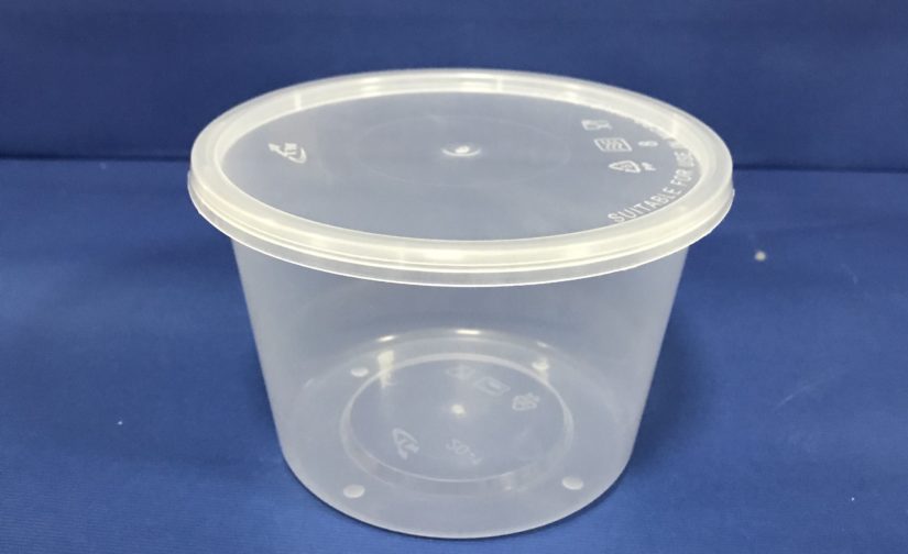 50 Pots PP 20 OZ/590 mls pour Plat Dessert Soupe Salade avec Couvercles - Image 2