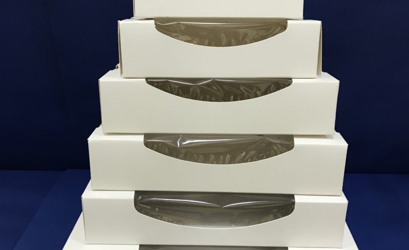 25 Boîtes Pâtisseries / Sushis Fenêtré 120x200x45mm en Cartons ST4C - Image 2
