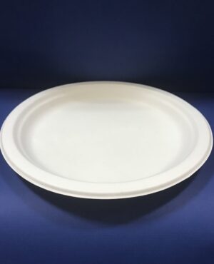 50 Assiettes Rondes Bio 22 Cms en Pulpe