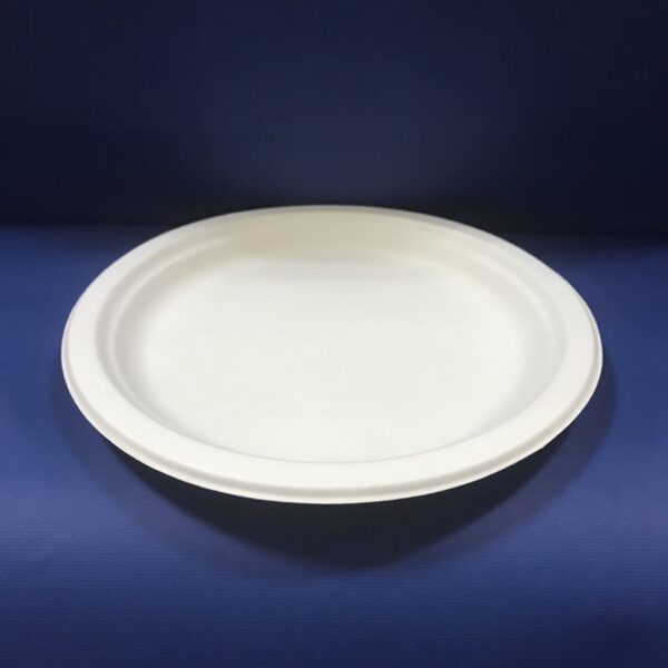 50 Assiettes Rondes Bio 22 Cms en Pulpe