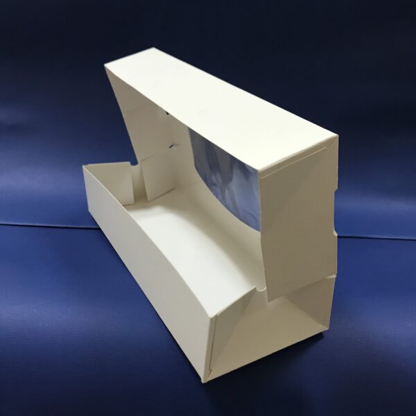 25 Boîtes Pâtisseries/Sushis Fenêtré 90x220x45mm en Cartons ST3C