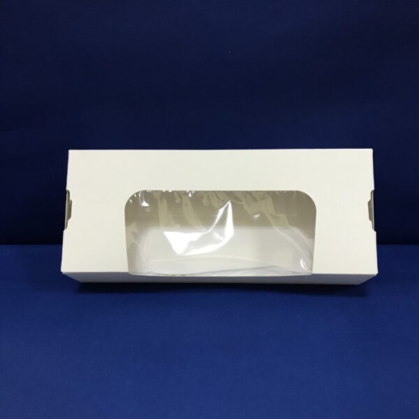 25 Boîtes Pâtisseries/Sushis Fenêtré 90x220x45mm en Cartons ST3C