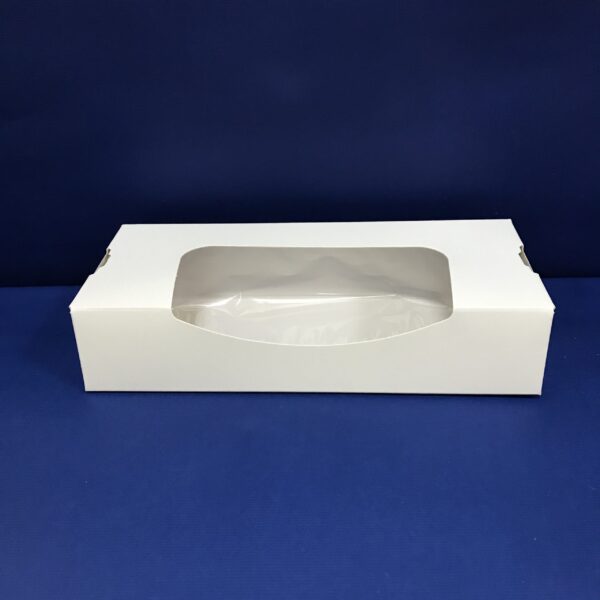 25 Boîtes Pâtisseries/Sushis Fenêtré 90x220x45mm en Cartons ST3C