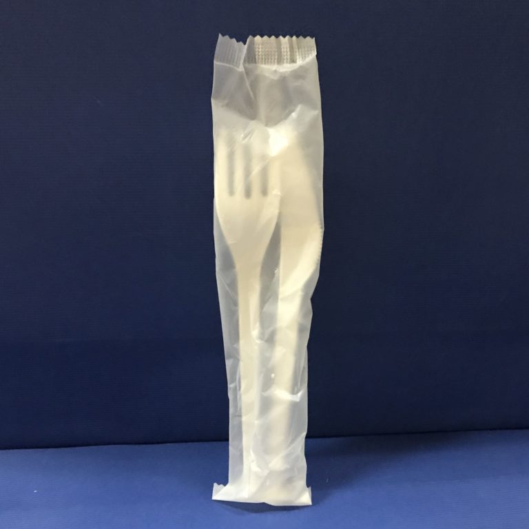 25 Sachet Couverts 2 Pièces Fourchettes+Couteaux Bio en PLA 17 cm