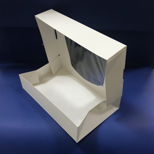 25 Boîtes Pâtisseries/Sushis Fenêtré 130x215x45mm en Cartons ST6C