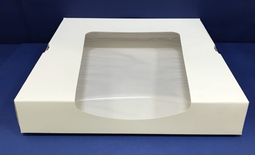25 Boîtes Pâtisseries/Sushis Fenêtré 265x260x45mm en Cartons ST8C