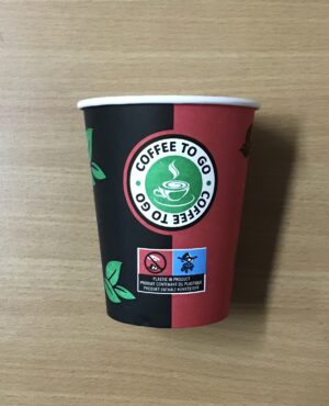 1000 Gobelets Thé / Chocolat / Café Lattée en Carton 8oz/25cl