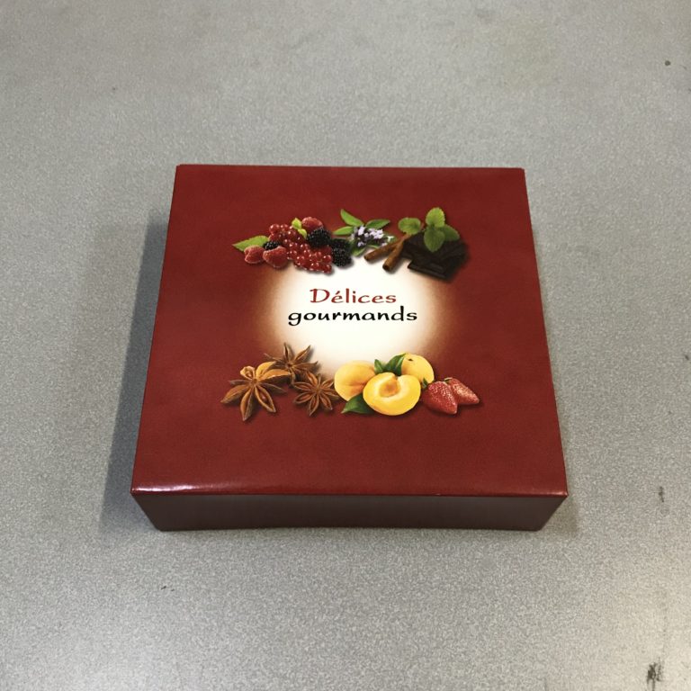 Boîtes Pâtisseries Imprimé 18×5 cm 50 Boites