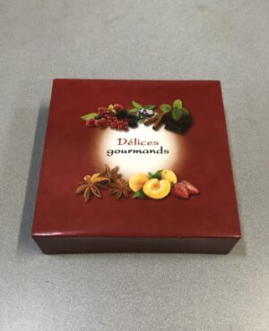 Boîtes Pâtisseries Imprimé 18×5 cm 50 Boites