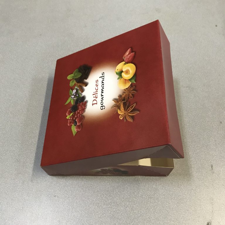 Boîtes Pâtisseries Imprimé 18×5 cm 50 Boites