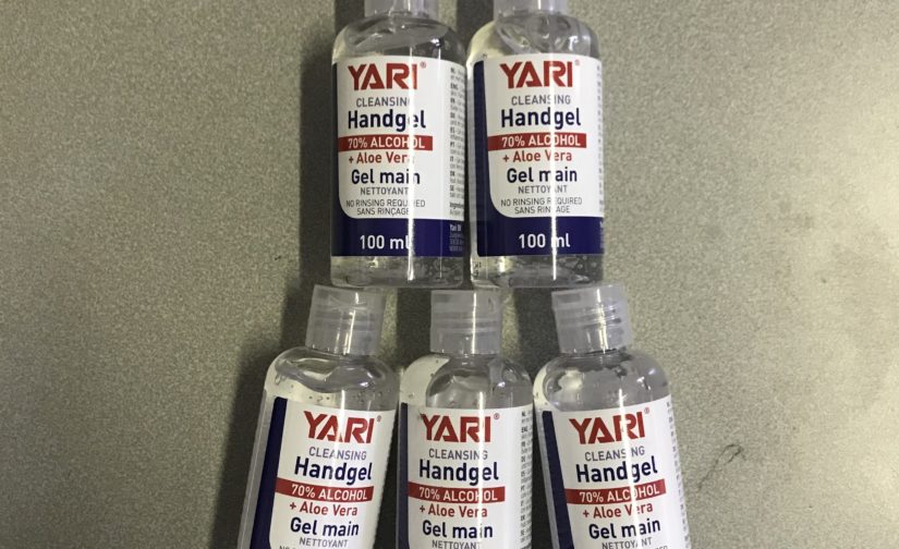 Gel Mains Hydroalcoolique Yari 70% Alcool +Aloe Vera 5 Flacons de 100 mls - Image 3