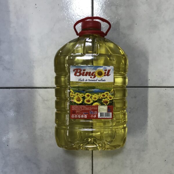 L’Huile de Tournesol Raffinée BINGOIL 5 Lits