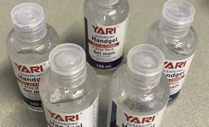 Gel Mains Hydroalcoolique Yari 70% Alcool +Aloe Vera 5 Flacons de 100 mls - Image 2